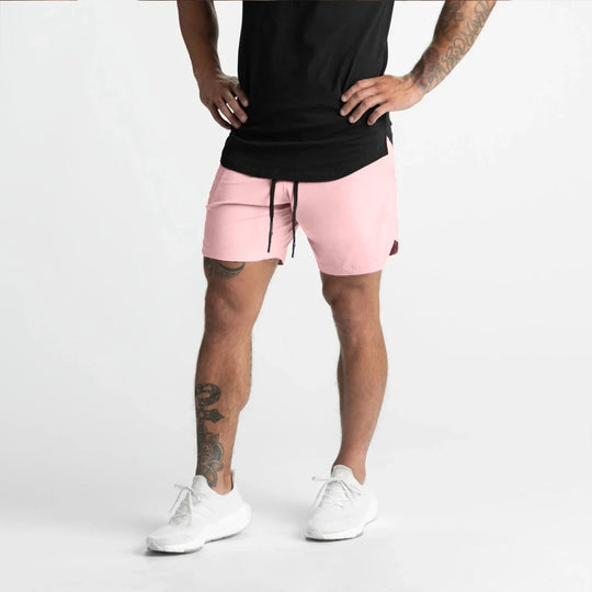 Snel drogende geweven sportshorts voor heren