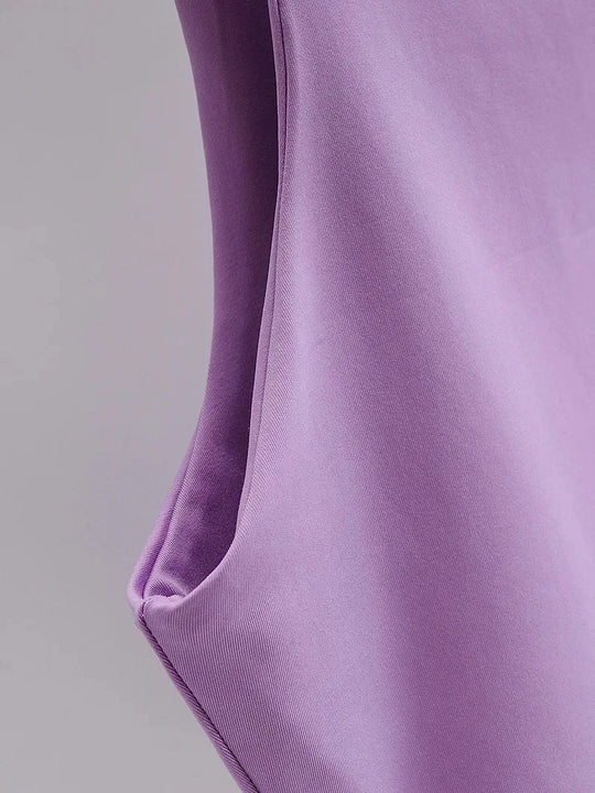 Dames mouwloze O-hals Slim Fit Tank Top