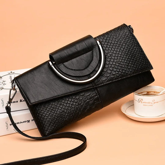 Vrouwen Zacht PU Leren Crossbody Handtas