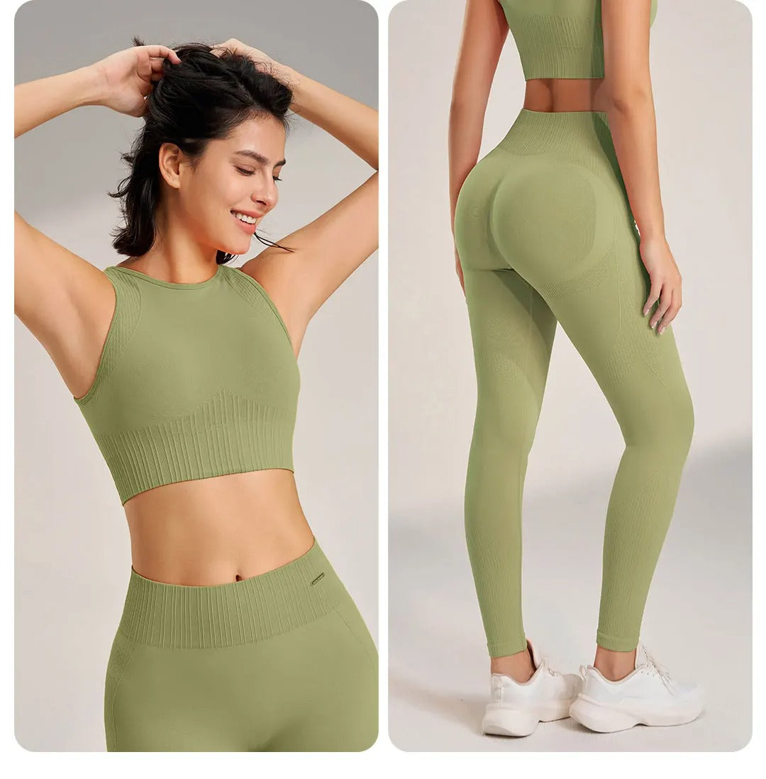 Dames Tweedelige Yoga Set