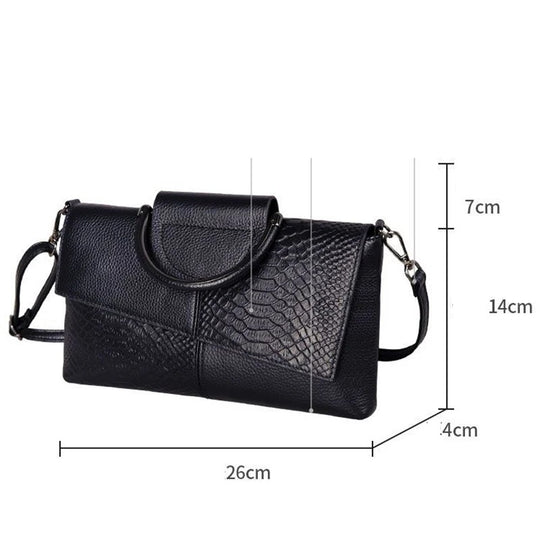 Vrouwen Zacht PU Leren Crossbody Handtas