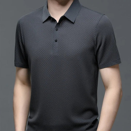 Heren Lop-Up Hollow Poloshirt