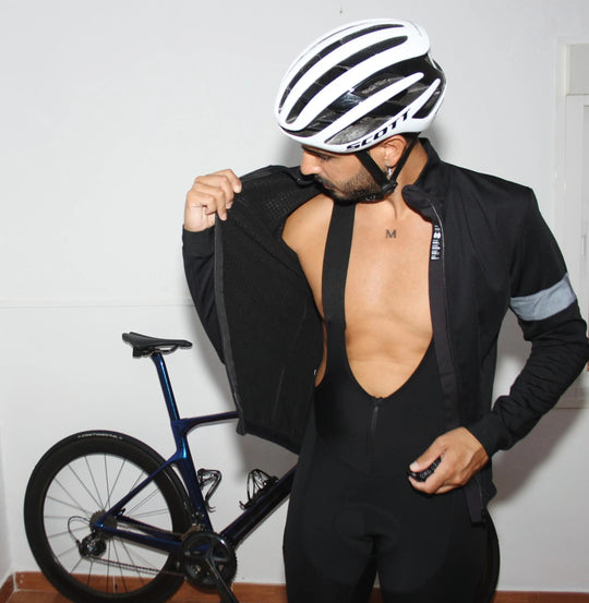 Thermische fietsbroek voor heren + fietszadelkussen