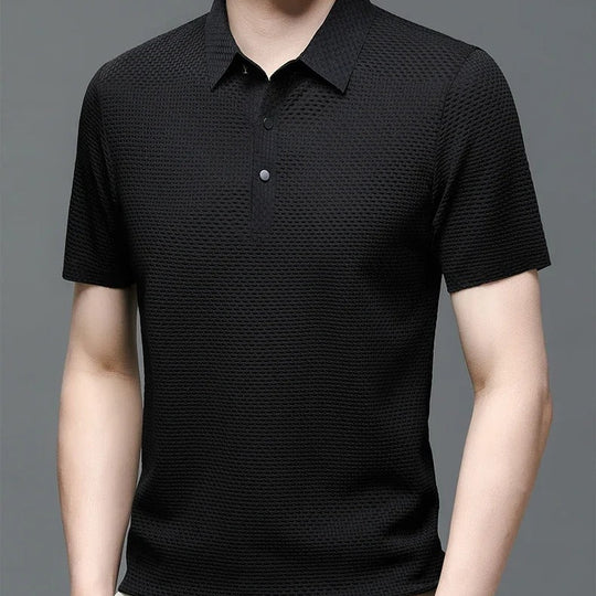 Heren Lop-Up Hollow Poloshirt