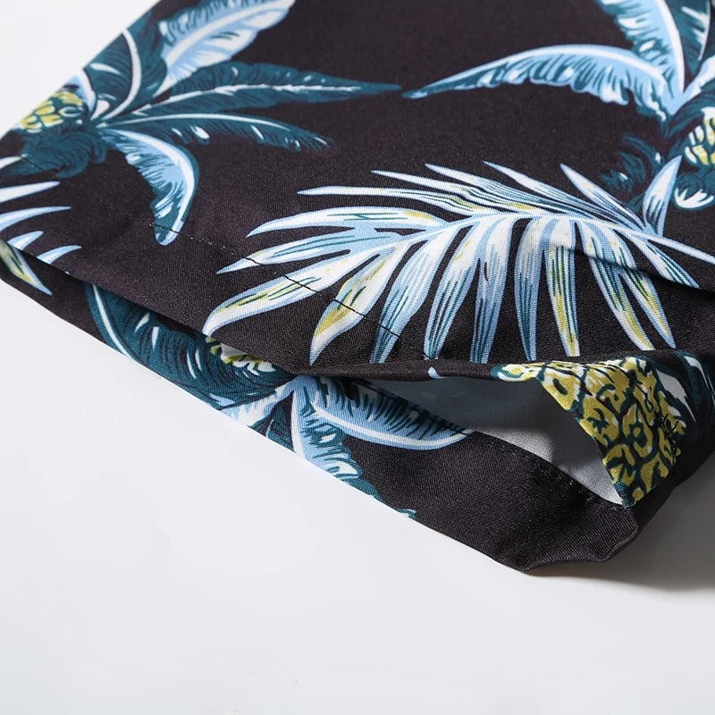 Heren zomer shirt met strandprint