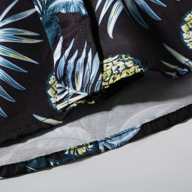 Heren zomer shirt met strandprint