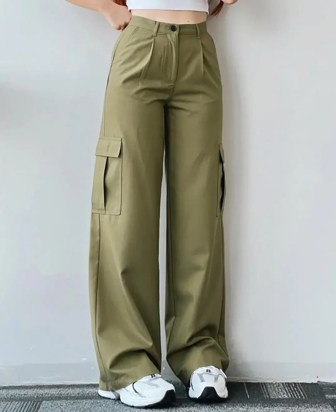 Multi Pocket Cargobroek voor dames
