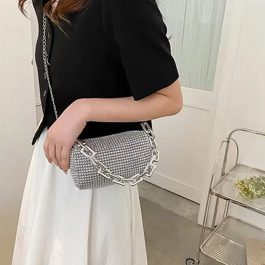Allover Strass Bucket Bag