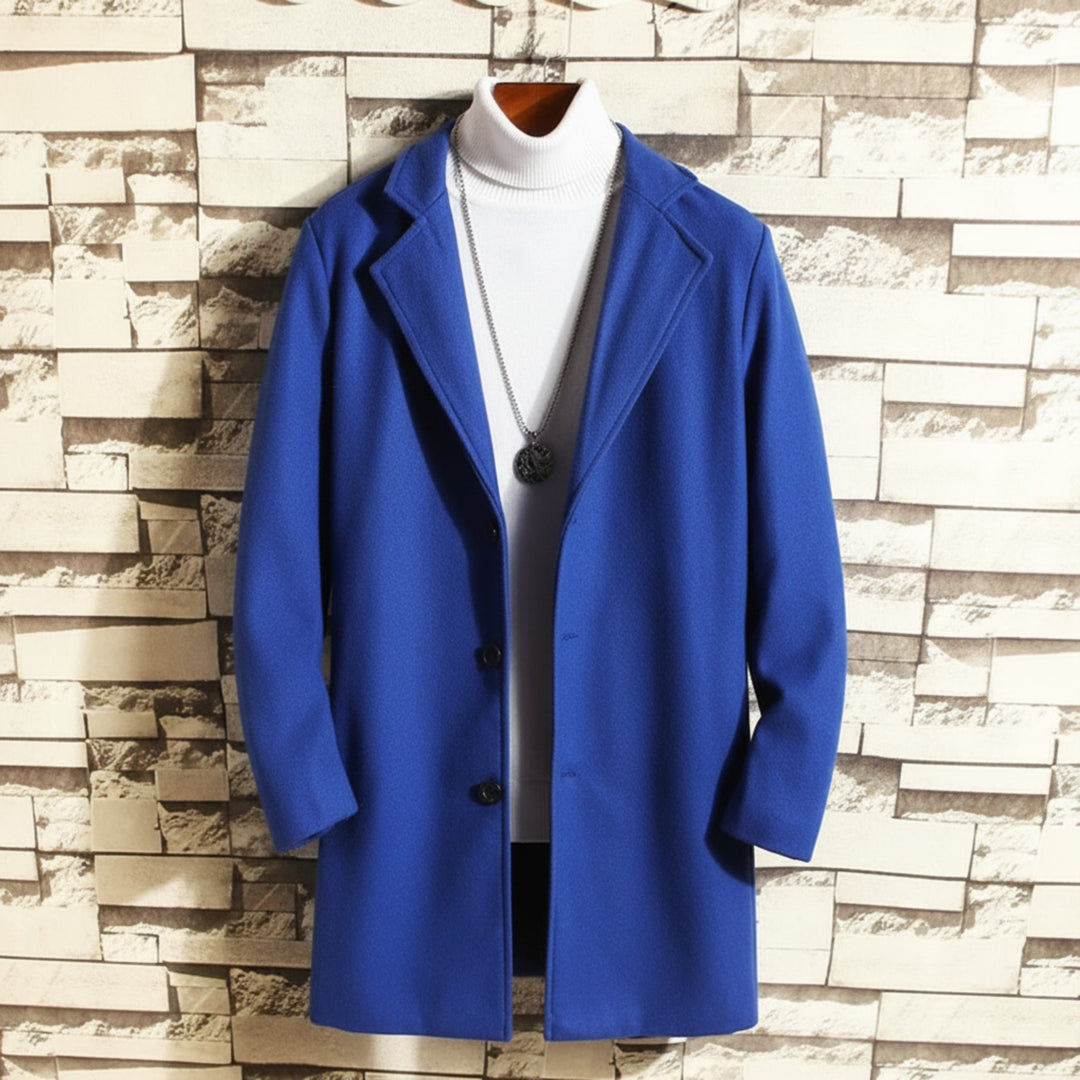 Heren Winterjas Lange Stijlvolle Pasvorm voor Formele en Casual Gelegenheden