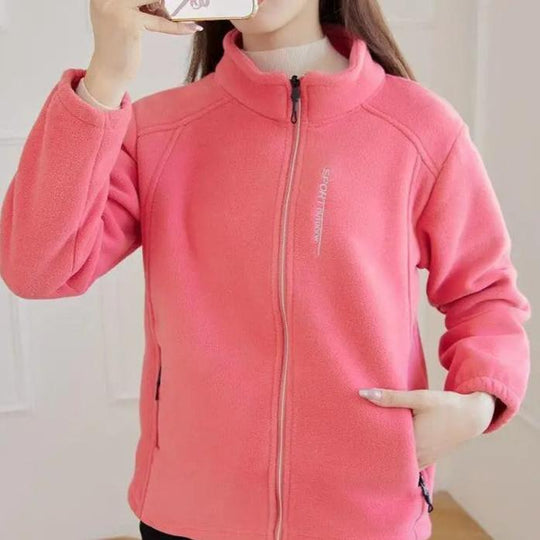 Winter warme fleece jas voor dames