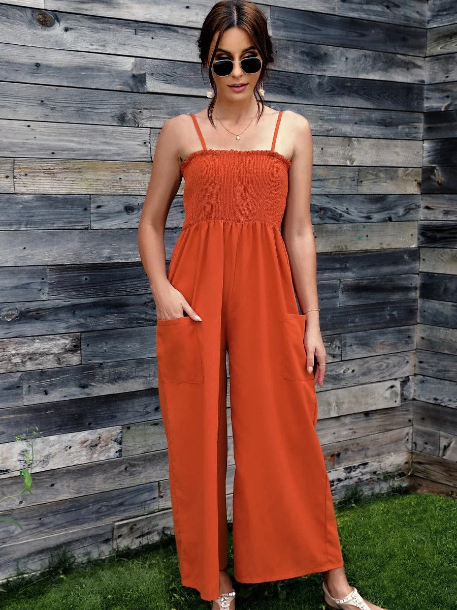 Dames Vintage Spaghetti Romper