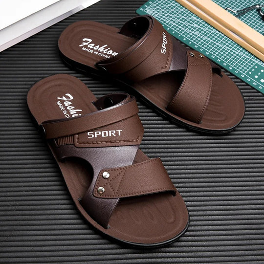 Heren zomerse instapsandalen