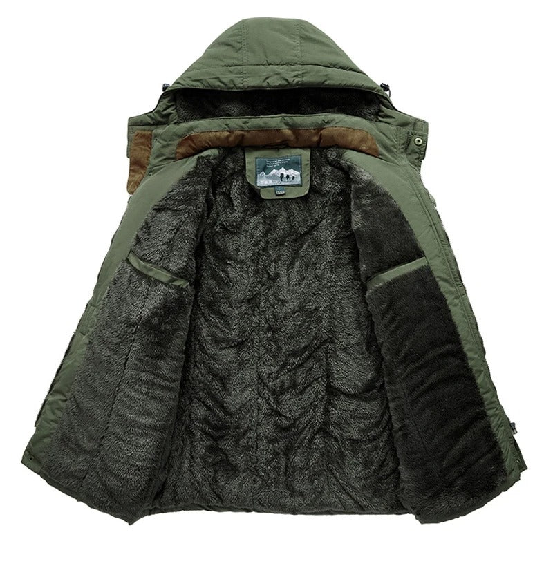 Heren Grote Maat Multi-pocket Jas
