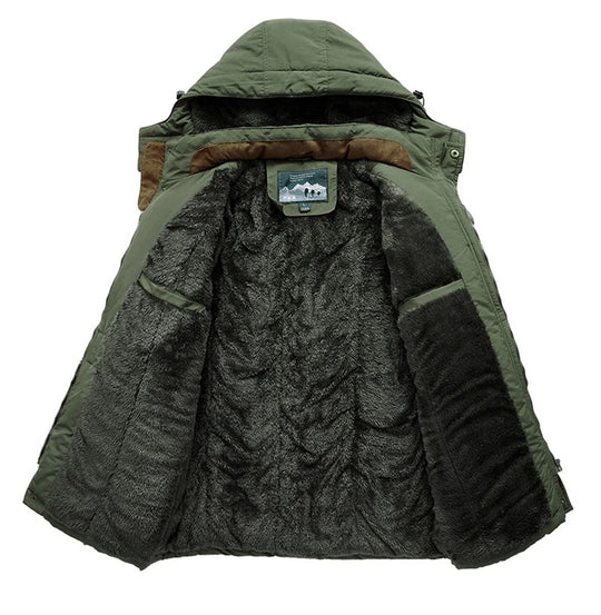 Heren Grote Maat Multi-pocket Jas