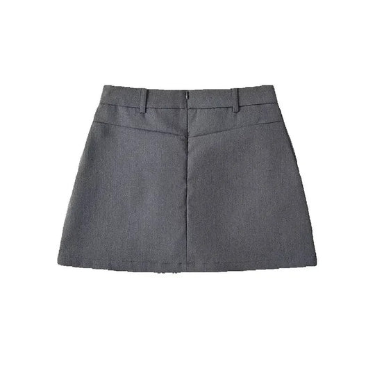 Chique A-lijn minirok met hoge taille