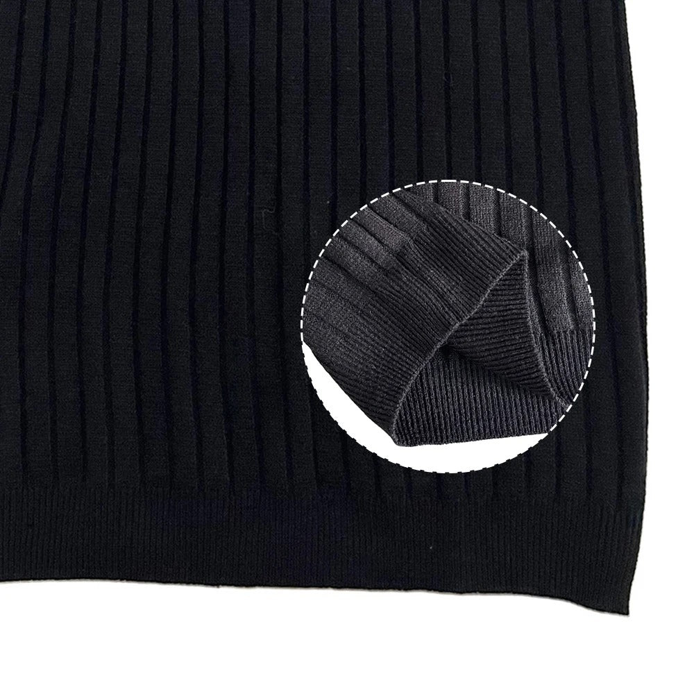 Retro gebreid poloshirt voor heren