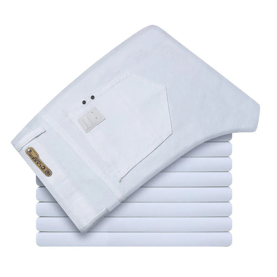 Heren witte slim fit jeans