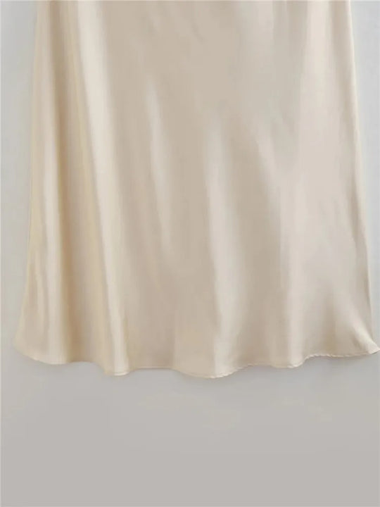 Dames off-shoulder halter lange jurk