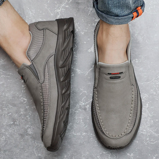 Herenleren loafers sneakers