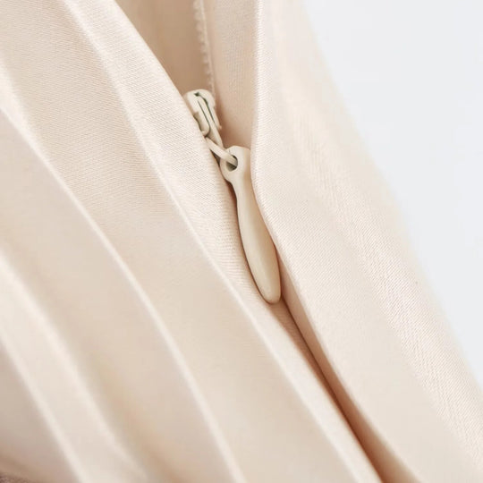 Vrouwen Hoge Taille Geplooide Elastische Rok