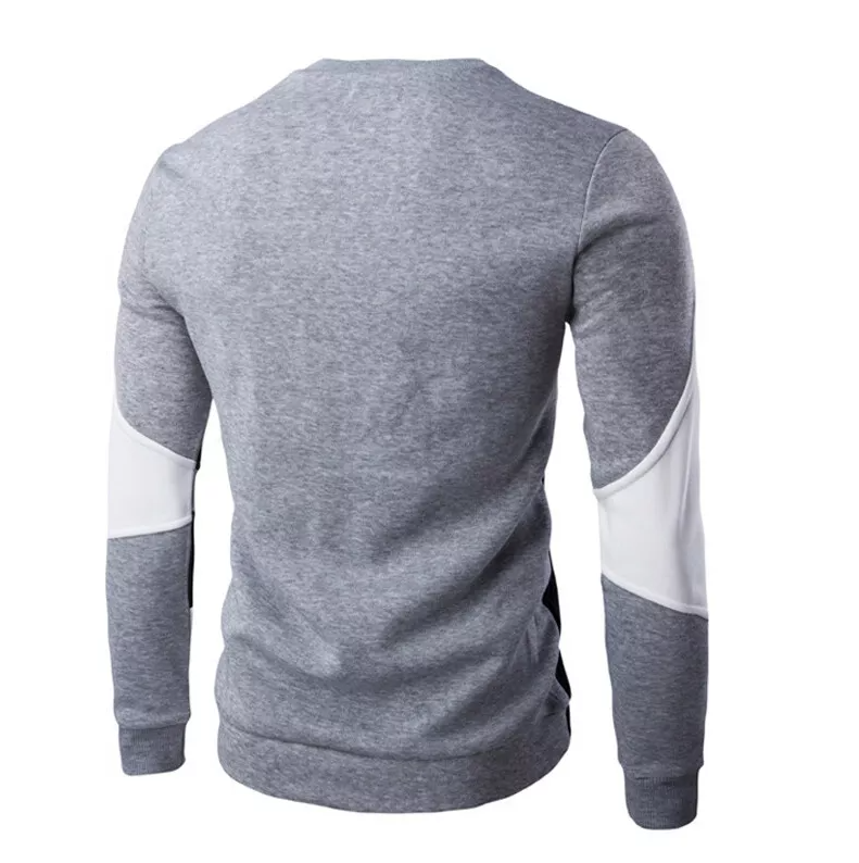 Casual sweatshirt met ronde hals voor heren