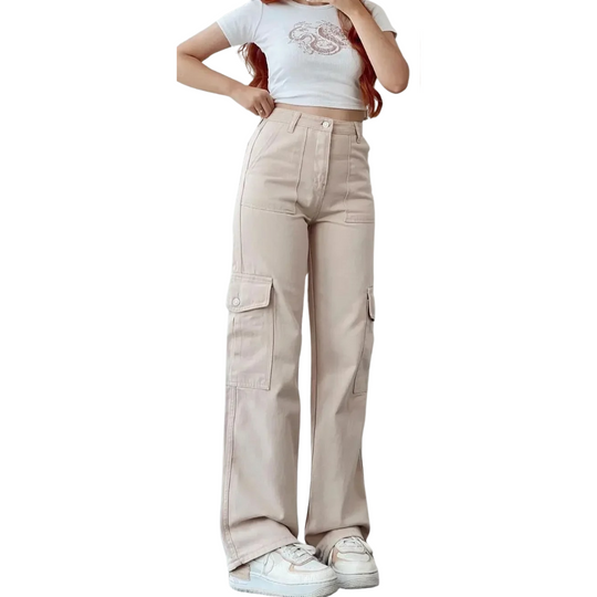 Multi Pocket Cargobroek voor dames