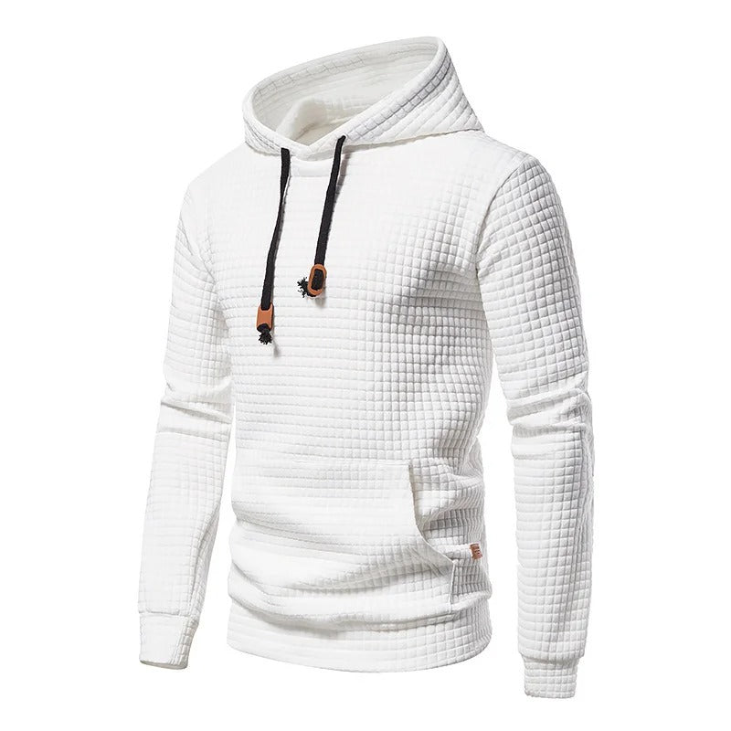 Herenhoodies met patchwork en trekkoord