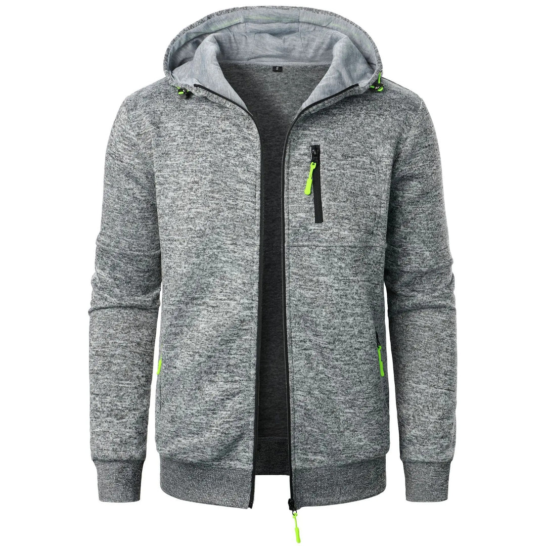Casual heren sportjas met capuchon