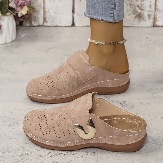 Vrouwen Slip-On Wedge Platform Sandalen