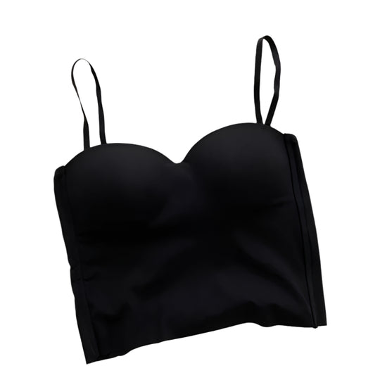 Effen cropped camisole voor dames