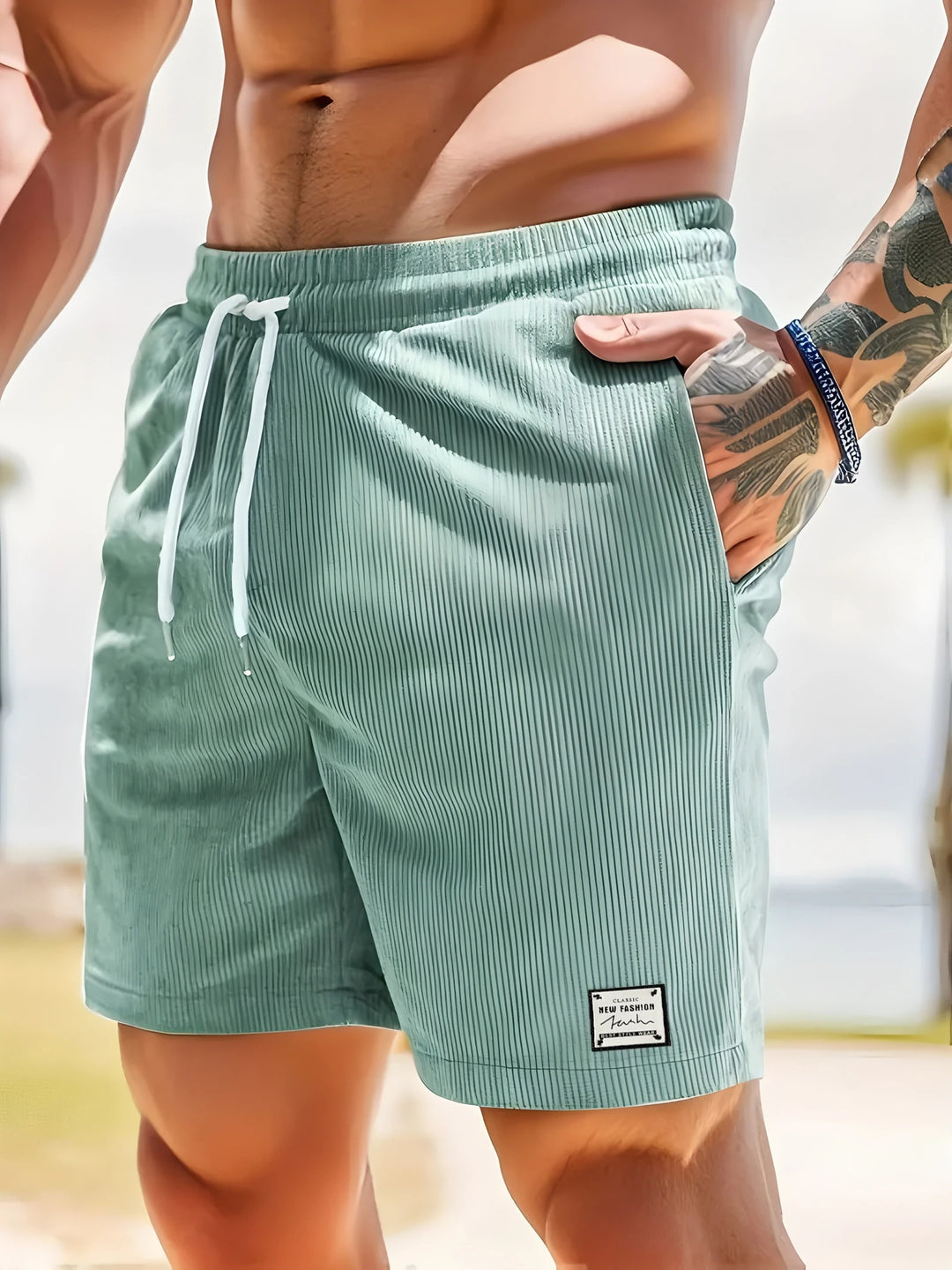 Flex-Waist Casual Shorts voor Heren
