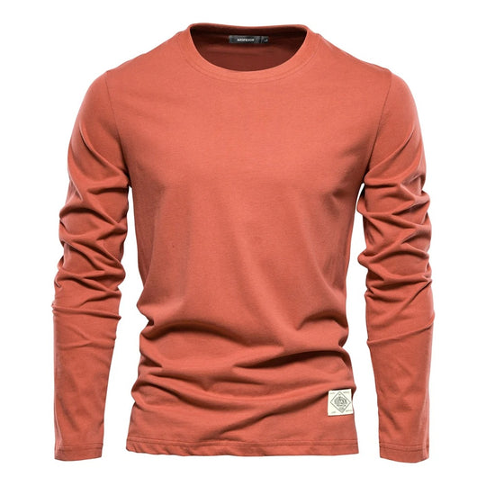 Herenklassiek T-shirt met lange mouwen