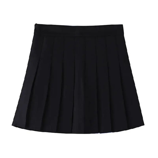 Dames hoge taille geplooide korte rok