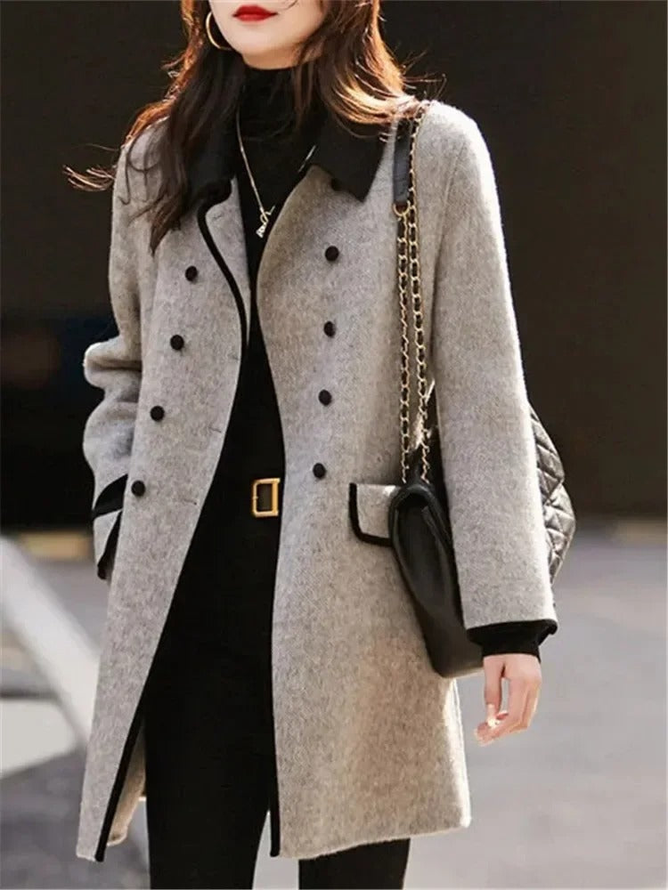 Vintage damesjas met lange mouwen