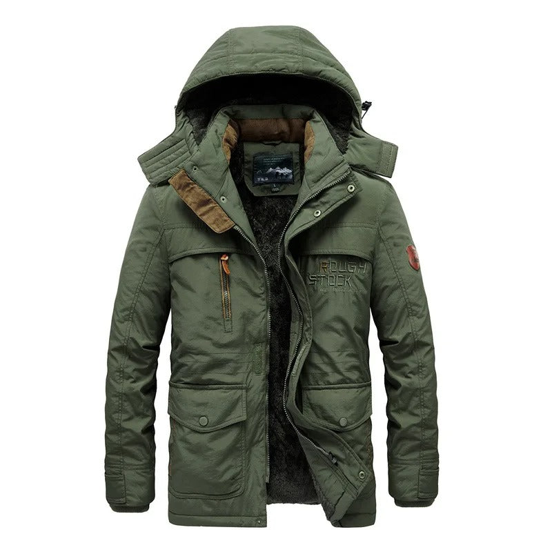 Heren Grote Maat Multi-pocket Jas