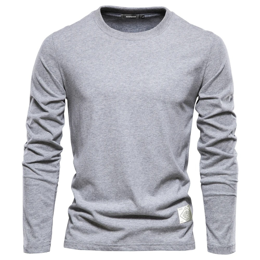 Herenklassiek T-shirt met lange mouwen