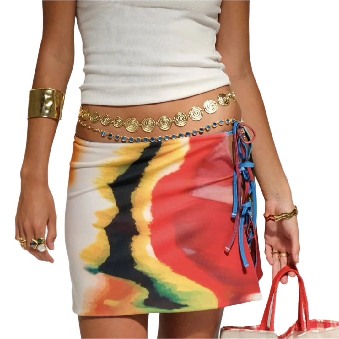 Tie-Dye Bodycon-rok voor dames