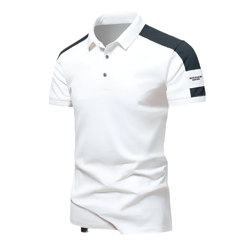 Heren casual polo met korte mouwen