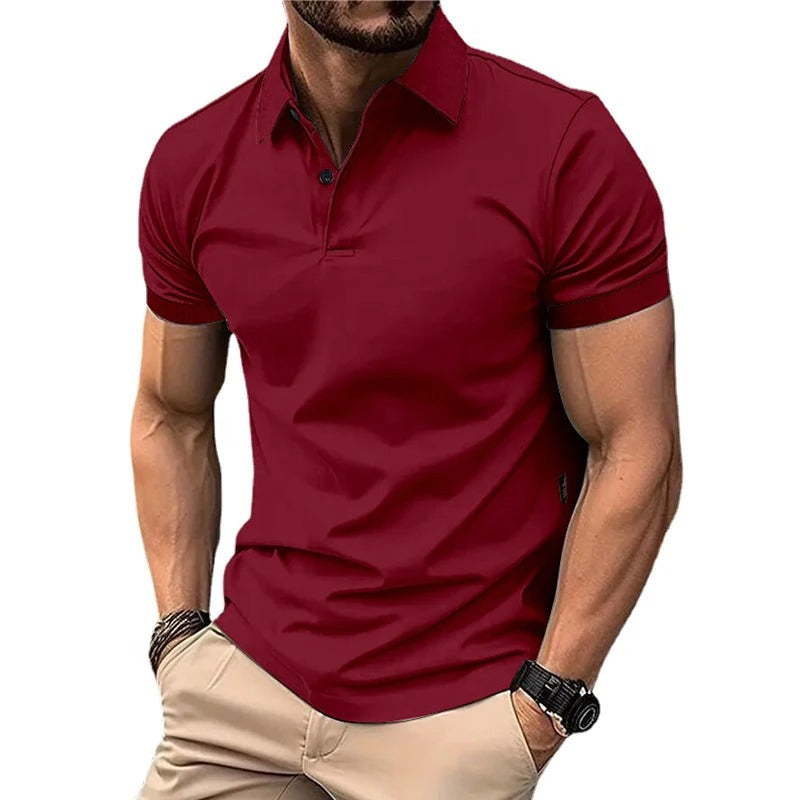 Lichtgewicht casual poloshirt voor heren
