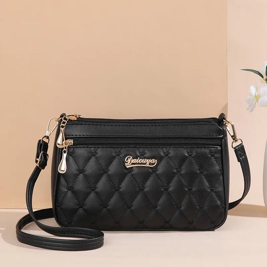 Vrouwen PU lederen geborduurde Crossbody tas