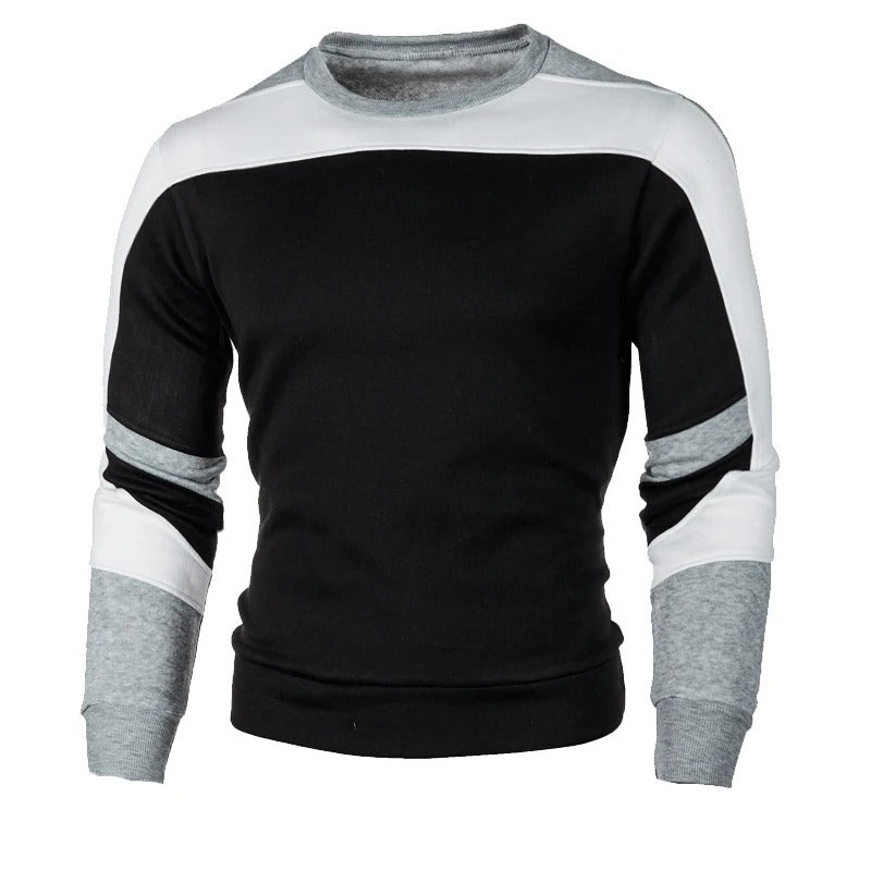 Casual sweatshirt met ronde hals voor heren