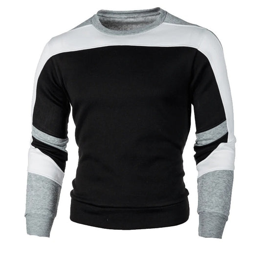 Casual sweatshirt met ronde hals voor heren