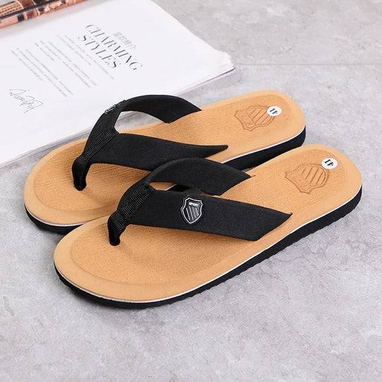 Antislip strandteenslippers voor heren