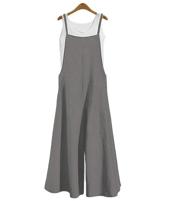 Dames Overall Mouwloos Los Jumpsuit