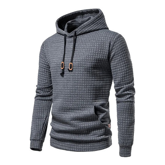 Herenhoodies met patchwork en trekkoord
