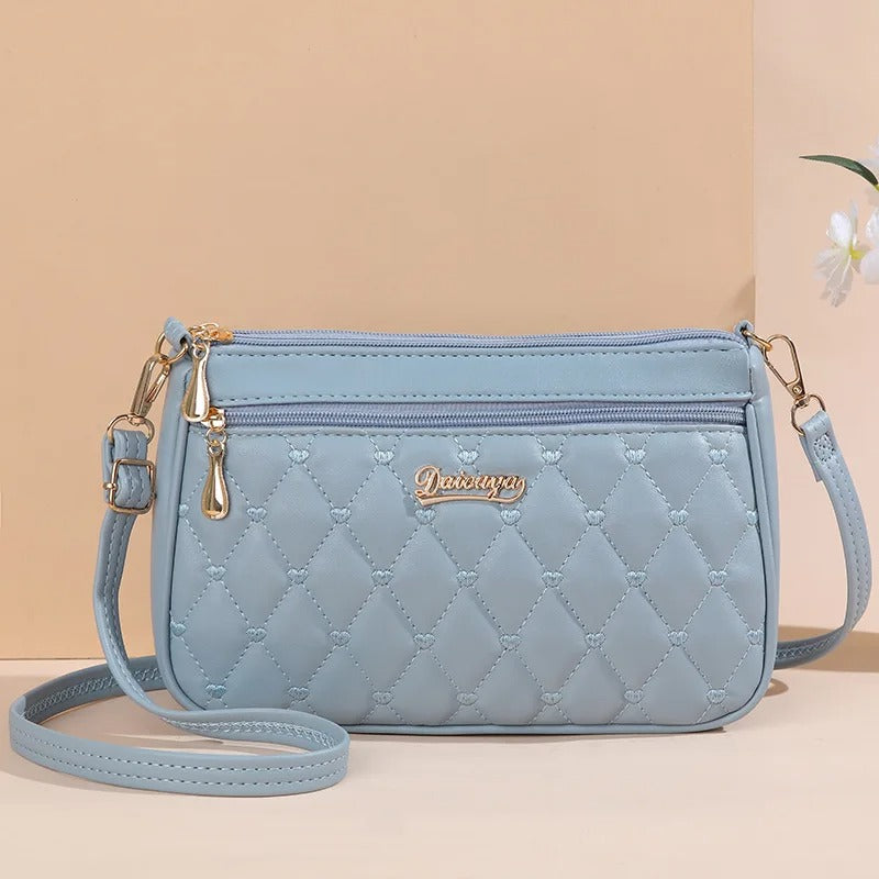 Vrouwen PU lederen geborduurde Crossbody tas