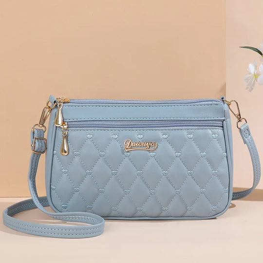 Vrouwen PU lederen geborduurde Crossbody tas