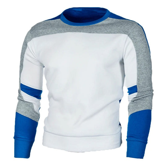 Casual sweatshirt met ronde hals voor heren