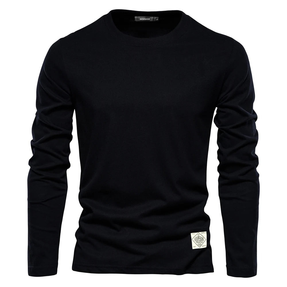 Herenklassiek T-shirt met lange mouwen