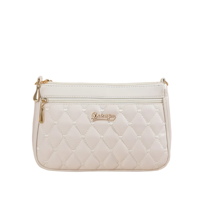 Vrouwen PU lederen geborduurde Crossbody tas